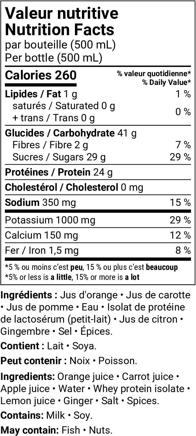 Vibrant Carrots Protein Juice – 6-Pack