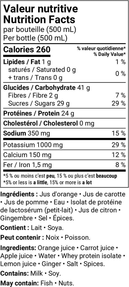 Vibrant Carrots Protein Juice – 6-Pack