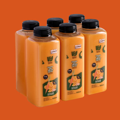Jus protéiné carotte vive – Lot de 12