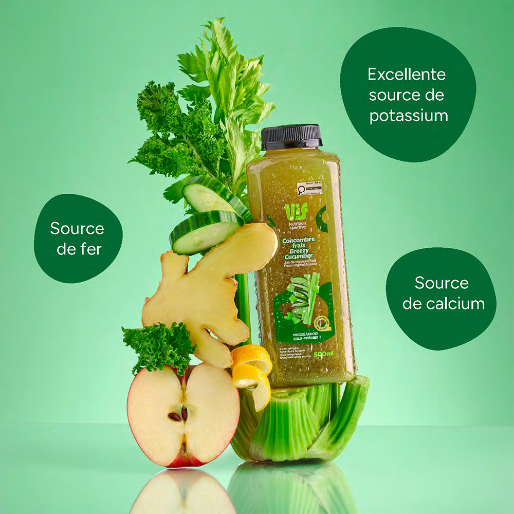 Breezy Cucumber Fresh Vegetable Juice – 12-Pack