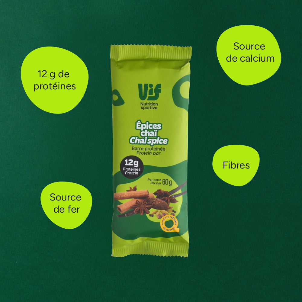Chai Spices Protein Bars – 12-Pack